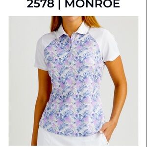 NWT Bermuda Sands Short sleeve golf top.